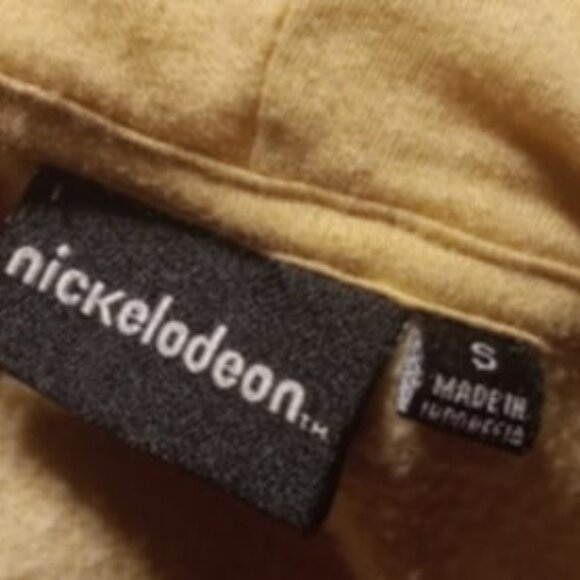 Nickelodeon Tan Hoodie Sweatshirt Spongebob Patrick Star Unisex Novelty Size S - Picture 5 of 5